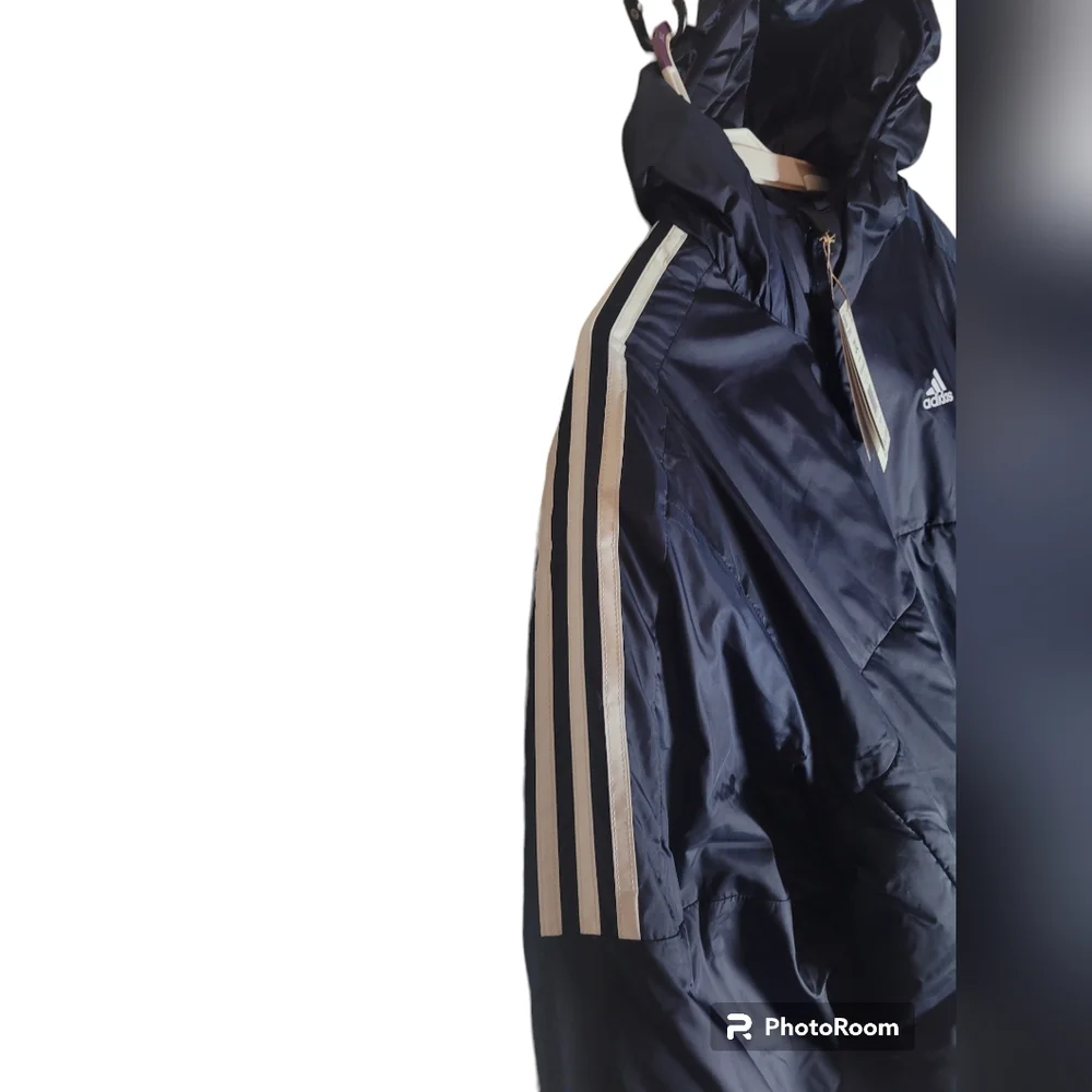 Men's adidas Core Insulated Hooded Jacket - Picture 2 of 6